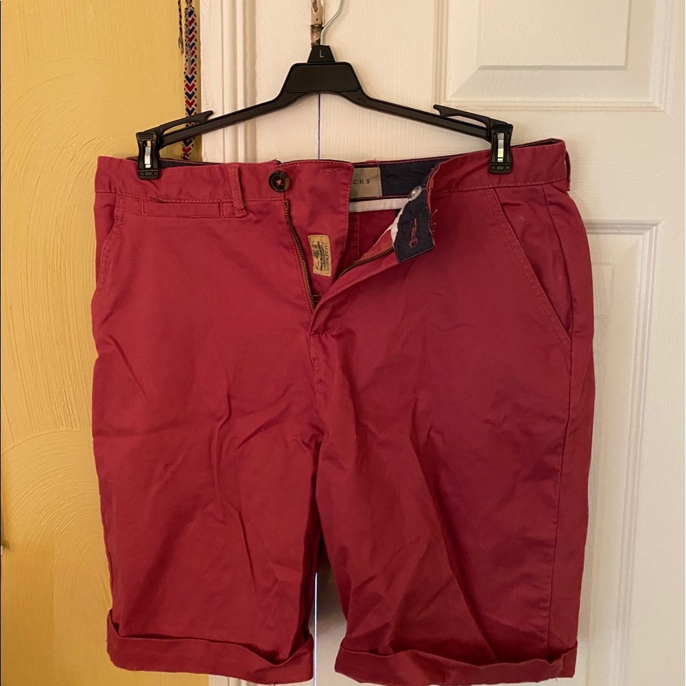 JACHS pink/red dress/cargo shorts 32